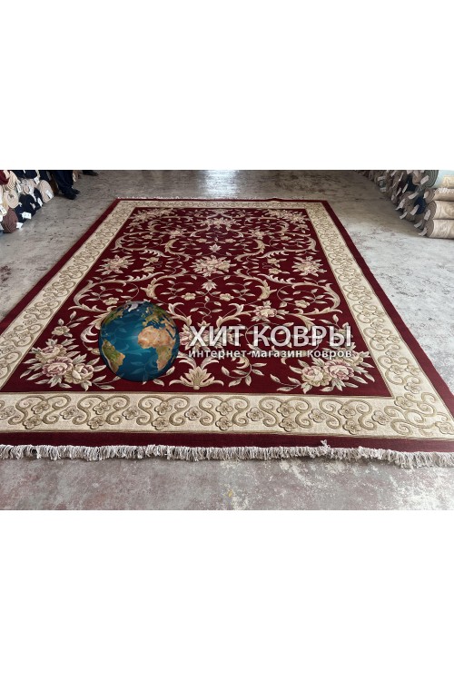 Китайский шерстяной ковер 0054018 Красный